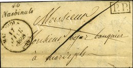 Cursive 46 / Nasbinals + P.P. Sur Lettre Pour Marvejols. 1848. - SUP. - R. - 1801-1848: Precursors XIX