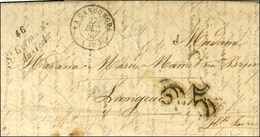 Cursive 46 / St Germain / Du-Teil + Taxe 25 DT Sur Lettre Pour Langeac. 1853. - TB / SUP. - R. - 1801-1848: Precursors XIX