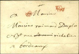 Lettre Avec Texte Daté '' Port Louis Grande Terre île Guadeloupe Le 16 Juillet 1774 '' Pour Bordeaux, Entrée Par La Peti - Correo Marítimo