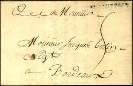 Lettre Avec Texte Daté '' La Nouvelle-Orléans Le 20 Septembre 1747 '' Pour Bordeaux, Au Recto MP D'entrée DE ROCHEFORT.  - Maritime Post