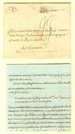 Enveloppe Avec Texte Daté '' Au Trou Au Chat île Martinique Ce 25 Juin 1778 '' Pour Roanne, MP D'entrée COL PAR / BREST. - Maritime Post