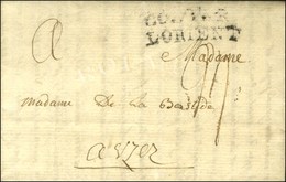 Lettre Avec Texte Daté '' à Bord D'un Navire Dans La Rade Du Fort Royal Ce 26 Janvier 1779 '' Pour Uzès, Au Recto MP D'e - Maritime Post