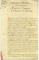 Superbe Document De 10 Pages Daté De St Pierre De La Martinique Le 22 Avril 1787 : '' Mémoire Des Commissaires Du Commer - Correo Marítimo