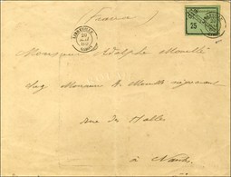 Càd LIBREVILLE / GABON / TP Gabon N° 15 Sur Lettre Pour Nantes. 1889. Exceptionnelle Nuance. - SUP. - RR. - Poste Maritime