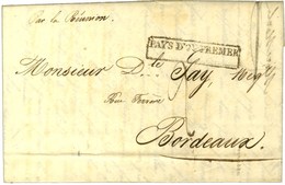 Lettre Avec Texte Daté '' St Louis Le 28 Septembre 1836 '' Pour Bordeaux, Au Recto MP D'entrée PAYS D'OUTREMER, Au Verso - Poste Maritime