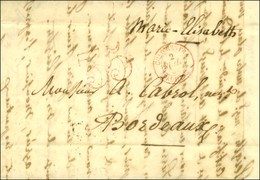 Lettre Avec Texte Daté '' St Louis Le 6 Mai 1853 '' Adressée à Bordeaux Par La Voie Française, Au Recto Càd D'entrée Rou - Poste Maritime