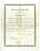 BREVET DE LIBRAIRE. - Other & Unclassified