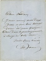 DUMAS Alexandre Père (1802-1870), écrivain Et Homme De Théâtre. - Otros & Sin Clasificación