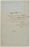 FLAUBERT Gustave (1821-1880), écrivain. - Sonstige & Ohne Zuordnung