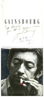 GAINSBOURG Serge, Lucien Ginsburg Dit (1928-1991), Auteur, Compositeur Et Interprète. - Autres & Non Classés