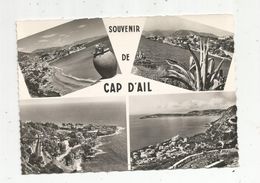 Cp, 06, Souvenir De CAP D'AIL , Multi Vues , écrite 1956 , Ed : S.E.P.T. - Cap-d'Ail