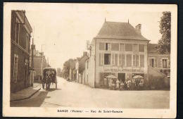 DANGE -Vienne -  Rue  Saint-Romain- Café Hotel De La Promenade-Famille -Recto Verso-Paypal Sans Frais - Dange Saint Romain