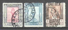 Italian Libya 1924 Mi 56A-58A-62C Canceled - Libye