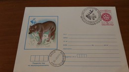 1981- Postal Stationery- Expo'81 A Plovdiv: Wolf - Bulgaria- Bulgary - Intero Postale Annullato - Covers & Documents