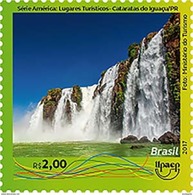BRAZIL 2017 - TOURIST  ATTRACTIONS  -  FOZ DO IGUAÇU -  IGUASSU FALLS -  UPAEP  - Mint - Unused Stamps