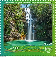 BRAZIL 2017 - TOURISTIC PLACES - WATERFALL  - VEADEIROS PLATEAU  -  UPAEP  - Mint - Ongebruikt