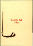 4555 Geschenkheft Der Deutsche Post Osten, Ausgabe November 1940, Mi.-Nr. 59/62, Tadellose Erhaltung, Sehr Geringe Aufla - Occupation 1938-45