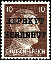 5281 10 Pfg Dunkelsiena (StTdr.), Nicht Verausgabt, Tadellos Postfrisch, Luxus, Gepr. Zierer BPP, Mi. 1.000.-, Katalog:  - Herrnhut