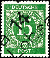 5912 LOHSA, 15 Pf. Ziffer, Tadellos Postfrisch, ARGE:60 (Gruppe 9), Gepr. Dr. Böheim BPP, Katalog: IiII ** - Autres & Non Classés