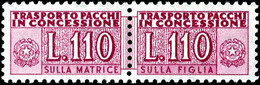 7044 110 L. Rotlila, Wz. 4, Tadellos Postfrisch, Mi. 450.-, Katalog: 8 ** - Autres & Non Classés