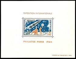 7103 1964, Sonderdruck In Blockform, 1 Fr. "Philatec Paris 1964", Tadellos Postfrisch, Dieser Sonderdrucke Hatten Keiner - Autres & Non Classés