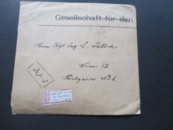 Türkei 1928 R-Brief R-Zettel St. Kadikeuy 515 / Kadikoy! Nr. 875 Smyrna Aufdruck MiF. RRR?!? Nach Wien! - Cartas & Documentos