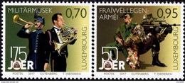 Luxembourg - 2017 - Luxembourg Army And Military Band - Mint Stamp Set - Neufs