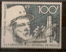 FRENCH POLYNESIA 1972, Charles De Gaulle - Nuevos
