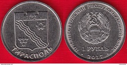 Transnistria 1 Rouble 2017 "Coat Of Arms Of Tiraspol" UNC - Moldawien (Moldau)