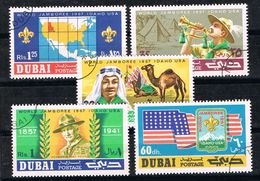 Sellos  DUBAI, Emiratos Arabes 1967. Jamboree SCOUTS  º - Gebraucht