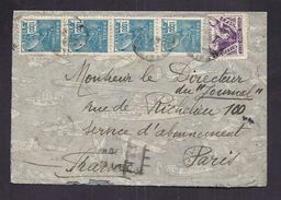 ENVELOPPE BRESIL BRASIL Tàd 1937 BAHIA CORREIO AEREO Bande De Timbres Divers - Luchtpost (private Maatschappijen)