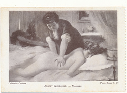 Albert GUILLAUME -Massage - Nu, Braun - Guillaume