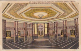 Missouri Kansas City The Little Theatre Municipal Auditorium Curteich - Kansas City – Missouri