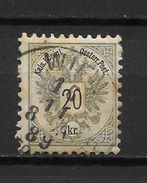 LOTE 2171  ///  AUSTRIA 1883    //  YVERT Nº: 44 - Gebraucht