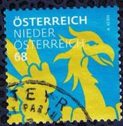Autriche 2017 Oblitéré Used Coat Of Armes Blason Basse Autriche Dragon Jaune - Used Stamps