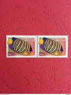 South Africa 2000 Pair ROYAL ANGELFISH Fishes Animal Animals Marine Life Sealife Nature Fauna 20c Stamps MNH SG 1207 - Nuevos