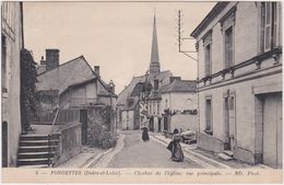 Fondettes (Indre Et Loire) Clocher De L'église - Rue Principale - Fondettes