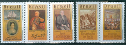 BRAZIL 2022 - BICENTENNIAL OF BRAZILIAN INDEPENDENCE   5 Values-  MINT - Ungebraucht