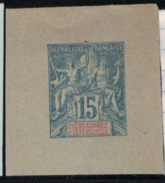 DIEGO SUAREZ           N°  YVERT  :   30 Sur Fragment D'Entier         NEUF AVEC  CHARNIERES      ( 1598  ) - Unused Stamps