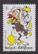 Belgium 2012 Cartoon Story Horse Man MNH 1V - Nuevos