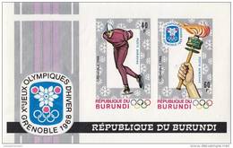 Burundi Hb 23sd Manchas En La Goma - Blocs-feuillets