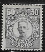 Suède 1910 , N°72 Neuf ** MNH, Roi Gustav V - Unused Stamps