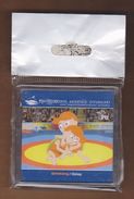 AC -  2013 MERSIN XVIIth MEDITERRANEAN GAMES - WRESTLING  MAGNET BRAND NEW - Sports