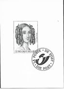 Belg. 2001 - COB N° 2970 ** - Reine Elisabeth (GCA6) - Feuillets N&B Offerts Par La Poste [ZN & GC]