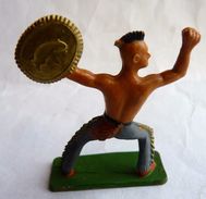 FIGURINE STARLUX  1957 INDIEN 148 -  HACHE ET BOUCLIER Incomplet (2) - Starlux