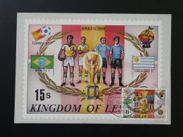 Coupe Du Monde Football World Cup 1950 Brésil Brazil Carte Maximum Card Lesotho - 1950 – Brazilië