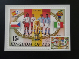 Coupe Du Monde Football World Cup 1934 Italie Italy Carte Maximum Card Lesotho - 1934 – Italia