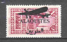 Syria Alaouites 1929 Mi 60 MH AIRPLANE OVERPRINT (1) - Neufs