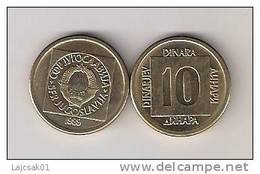 Yugoslavia 10 Dinara 1989.   KM#131 - Yugoslavia