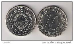 Yugoslavia 10 Dinara 1988. UNC KM#89 - Joegoslavië